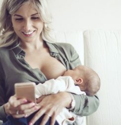 Brexting: smartphone addiction & babies
